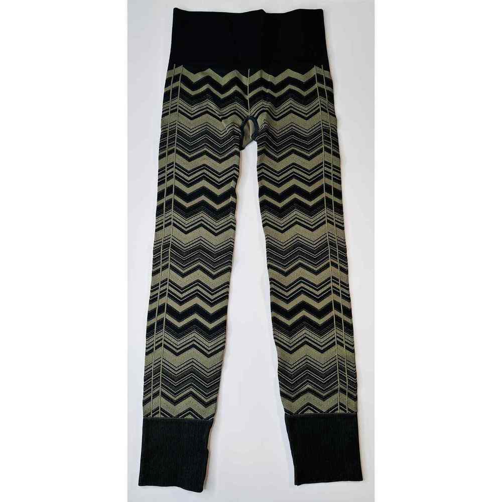 Lululemon Green Black Compression Leggings Womens Size 2